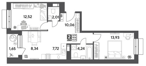 Планировка квартиры, ID 496651
