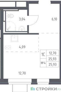 Планировка квартиры, ID 333698