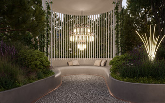 Зона отдыха в ЖК "Садовническая 69"