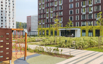 Озеленение в ЖК "Измайловский лес"