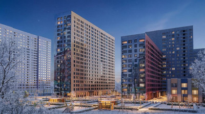 Планировка трехкомнатной(квартира) площадью 80.7 квадратных метров в ЖК “ЖК Филатов луг”