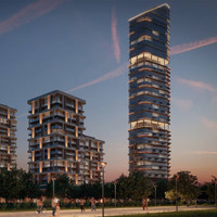 ЖК “Родина Парк” в вечернее время