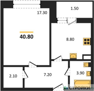Планировка квартиры, ID 380490