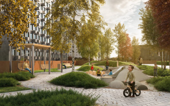 Детская площадка ЖК "Сити квартал Отрада"