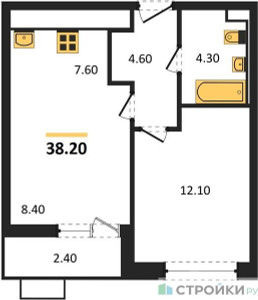 Планировка квартиры, ID 292060