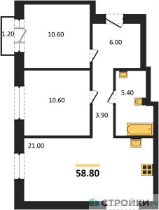 Планировка квартиры, ID 345913