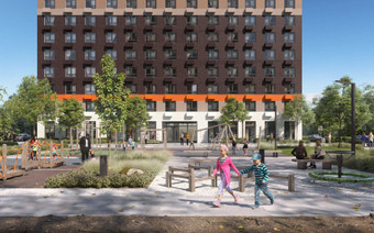 Детская площадка в ЖК "Дмитровский Парк"