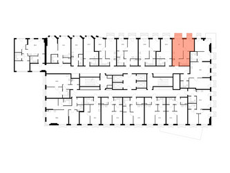 Планировка однокомнатной(квартира) площадью 35 квадратных метров в ЖК “ЖК 2-й Иртышский”