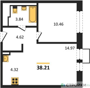 Планировка квартиры, ID 320138