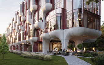 Придомовая территория ЖК “Саввинская 27”