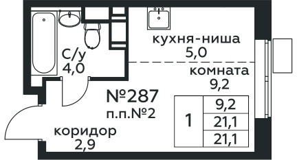 Планировка квартиры, ID 157553
