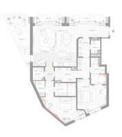 Планировка двухкомнатной(квартира) площадью 149.4 квадратных метров в “ЖК Николь”