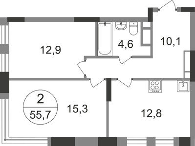 Планировка квартиры, ID 480086
