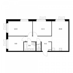 Планировка квартиры, ID 71430
