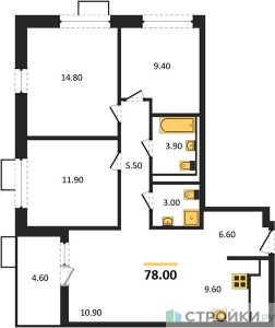 Планировка квартиры, ID 292183
