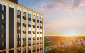 Верхние этажи в "Левел Лесной"