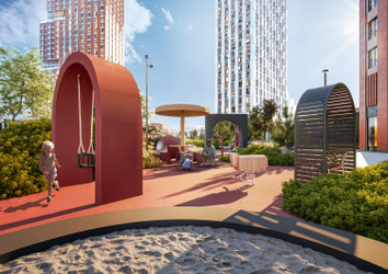 Планировка однокомнатной(квартира) площадью 56.68 квадратных метров в ЖК “ЖК ULTIMAcity (Ультимасити)”