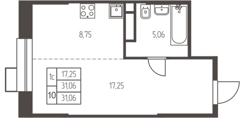 Планировка квартиры, ID 541237