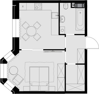 Планировка квартиры, ID 221256