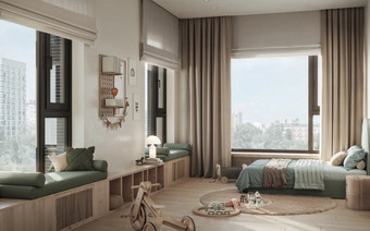 Интерьер детской в ЖК STONE Rise