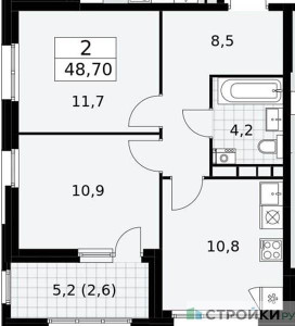 Планировка квартиры, ID 243901