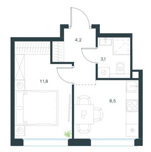 Планировка квартиры, ID 278671