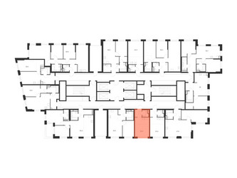 Планировка студии(квартира) площадью 20.3 квадратных метров в ЖК “ЖК 2-й Иртышский”