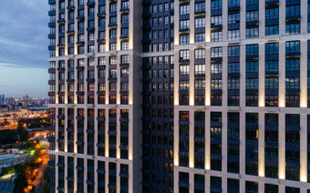 Фасад ЖК Сердце столицы