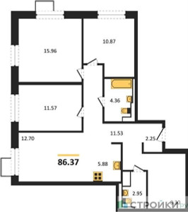 Планировка квартиры, ID 234914