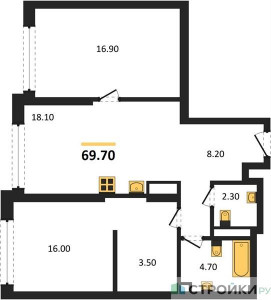 Планировка квартиры, ID 527563
