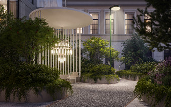 Беседка в ЖК "Садовническая 69"