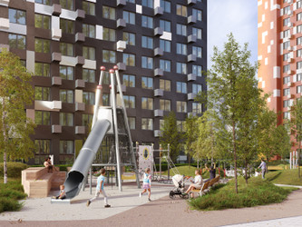 Планировка однокомнатной(квартира) площадью 33 квадратных метров в ЖК “Сити квартал Отрада”