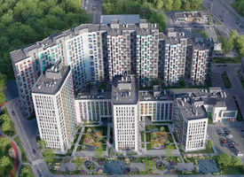 Планировка трехкомнатной(квартира) площадью 75.09 квадратных метров в “ЖК Планерный Квартал”