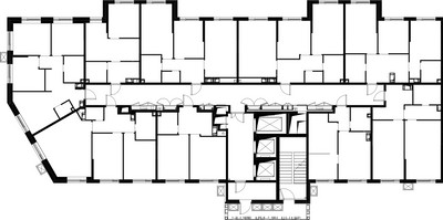 Планировка двухкомнатной(квартира) площадью 61.9 квадратных метров в ЖК “ЖК Малевич”