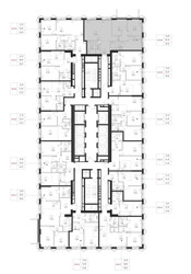 Планировка двухкомнатной(квартира) площадью 80.3 квадратных метров в ЖК “ЖК SET (Сет)”