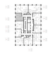 Планировка однокомнатной(квартира) площадью 32.6 квадратных метров в “ЖК SET (Сет)”