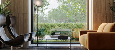 Планировка трехкомнатной(квартира) площадью 60.6 квадратных метров в ЖК “ЖК Левел Мичуринский”