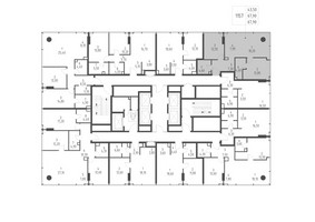 Планировка двухкомнатной(квартира) площадью 67.9 квадратных метров в “ЖК Слава”