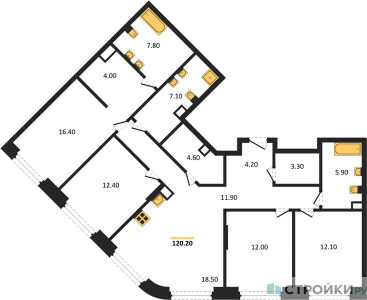 Планировка квартиры, ID 254811