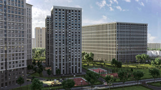 Спортивные площадки на территории ЖК Октябрьское поле