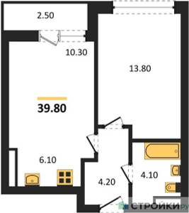 Планировка квартиры, ID 243430
