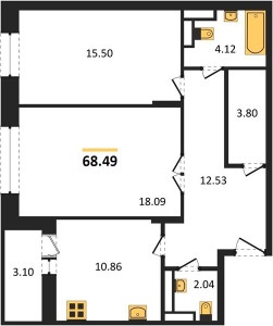 Планировка квартиры, ID 110070