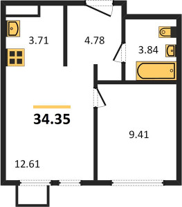 Планировка квартиры, ID 123758