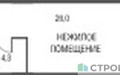 Планировка студии(квартира) площадью 30.3 квадратных метров в “ЖК Резиденции Архитекторов”