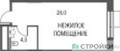 Планировка студии(квартира) площадью 30.3 квадратных метров в “ЖК Резиденции Архитекторов”