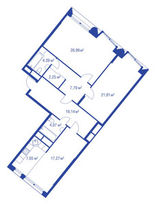Планировка квартиры, ID 339758