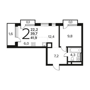 Планировка квартиры, ID 550640