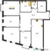 Планировка квартиры 4+ комнат (Квартиры)128