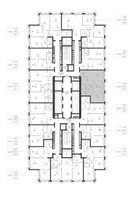 Планировка двухкомнатной(квартира) площадью 55.9 квадратных метров в “ЖК SET (Сет)”