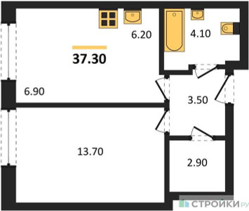 Планировка квартиры, ID 528992